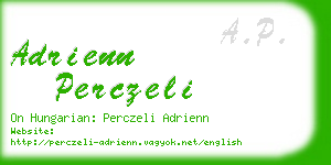 adrienn perczeli business card